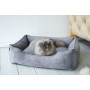 Лежак для собак и котов Harley and Cho Dreamer Velvet Gray
