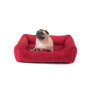 Лежак для собак и котов Harley and Cho Dreamer Velvet Red
