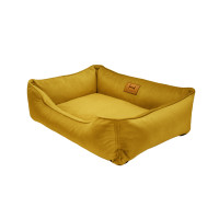 Лежак для собак та котів Harley and Cho Dreamer Velour Caramel