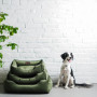 Лежак для собак и котов Harley and Cho Dreamer Velour Green