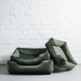 Лежак для собак и котов Harley and Cho Dreamer Velour Green