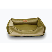 Лежак для собак и котов Harley and Cho Dreamer Velour Olive