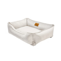Лежак для собак та котів Harley and Cho Dreamer Velour White Vanila