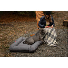 Двухсторонний лежак-понтон Lounger Gray Waterproof, серый