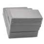 Ступеньки из мебельной рогожки для собак Harley and Cho Tetris Gray Light, светло-серые – double