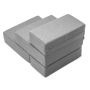 Ступеньки из мебельной рогожки для собак Harley and Cho Tetris Gray Light, светло-серые – double