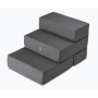 Ступеньки из мебельной рогожки для собак Harley and Cho Tetris Gray Dark, темно-серые – double