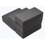 Ступеньки из мебельной рогожки для собак Harley and Cho Tetris Gray Dark, темно-серые – double