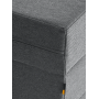 Ступеньки из мебельной рогожки для собак Harley and Cho Tetris Gray Dark, темно-серые – double