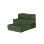Ступеньки для собак Tetris Green Velour - double