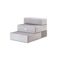 Ступеньки для собак Tetris Gray Velour - double