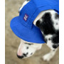 Панама для собак из коттона HatDog, синяя