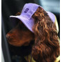 Панама для собак из вельвета HatDog, лавандовая