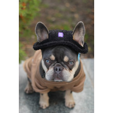Панама для собак тедди HatDog, черная