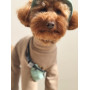 Панама для собак из вельвета HatDog, оливковая
