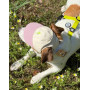 Бейсболка для собак из коттона HatDog Sims, розовая