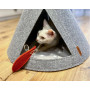 Игрушка Мышка для котика из войлока