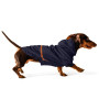 Дождевик для такс и корги Noble Pet Moss Blue, синий