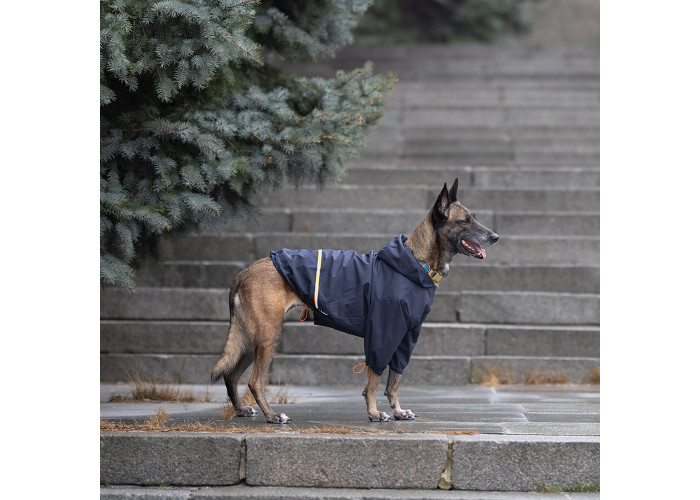 Дощовик для собак Noble Pet Moss Blue, синій