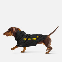 Дощовик для такс та коргі Noble Pet Moss Bravery Black, чорний