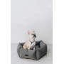 Мягкий лежак с бортами Noble Pet Paul Antracite, серый