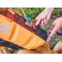 Рятувальний жилет для собак Protector life jacket Non-stop dogwear, чорно-помаранчевий