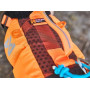 Рятувальний жилет для собак Protector life jacket Non-stop dogwear, чорно-помаранчевий