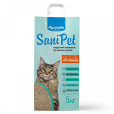 Наполнитель для кошачьего туалета Природа Sani Pet, крупная гранула, 5 кг - бентонитовый
