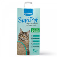 Наполнитель для кошачьего туалета Природа Sani Pet, мелкая гранула, 5 кг - бентонитовый