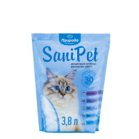 Наполнитель для кошачьего туалета Природа Sani Pet 3,8 л - силикагелевый