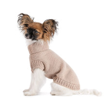 Свитер PetFashion Sam для собак, бежевый