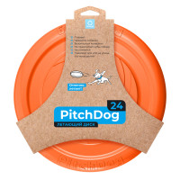 Игровая тарелка для апортировки PitchDog, оранжевая