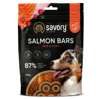Джерки для собак Savory Bars With Salmon – батончики з лососем, 100 г