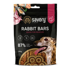 Джерки для собак Savory Bars With Rabbit – батончики с кроликом, 100 г