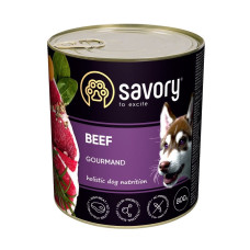 Влажный корм Savory для взрослых собак – с говядиной, 800 г