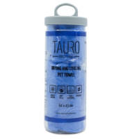 Tauro Pro Line Рушник для сушки та охолодження котів і собак, 64х43 см, синій