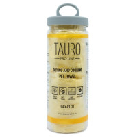 Tauro Pro Line Рушник для сушки та охолодження котів і собак, 64х43 см, жовтий