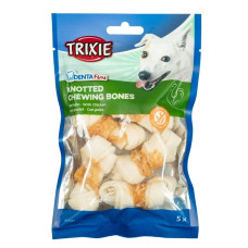 Лакомство для собак Trixie Denta Fun Chicken Chewing Bone Кость для чистки зубов с курицей 5 см, 70 г/5 шт.