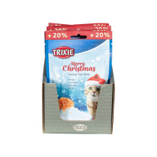 Лакомство для котов Trixie Xmas PREMIO "Кусочки из куриного филе", 60 г