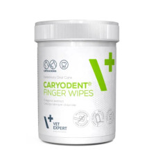 Vet Expert Caryodent Finger Wipes Салфетки для чистки зубов кошек и собак, 50 шт