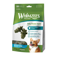 Ласощі для собак Whimzees Alligator у формі алігатора S, 24 шт